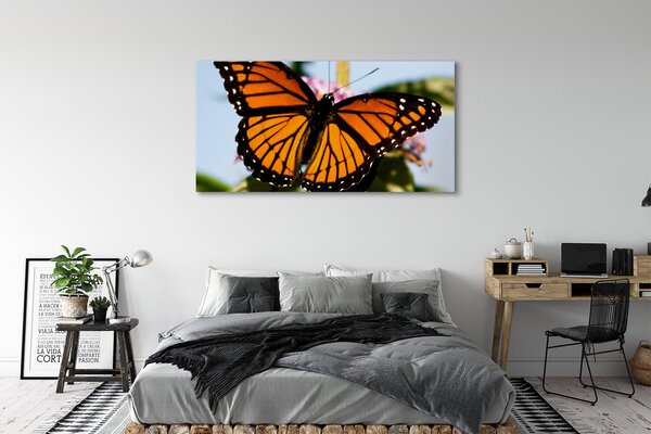Fotoobraz na płótnie Kolorowy Motyl