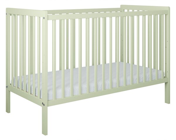 Zestaw mebli niemowlęcych SIMPLE Baby miętowy - szafa, regał, komoda, łóżeczko, szafka nocna