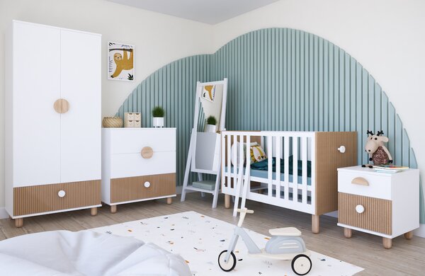 Szafka nocna Cozy LOFT - Biała