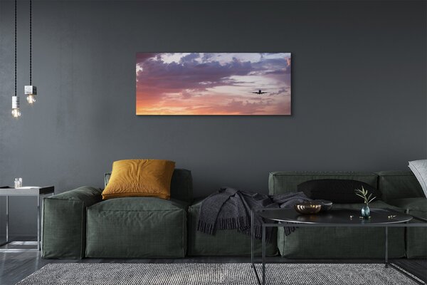Obraz canvas na ścianę Lot wśród Nocnych Chmur