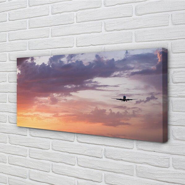 Obraz canvas na ścianę Lot wśród Nocnych Chmur