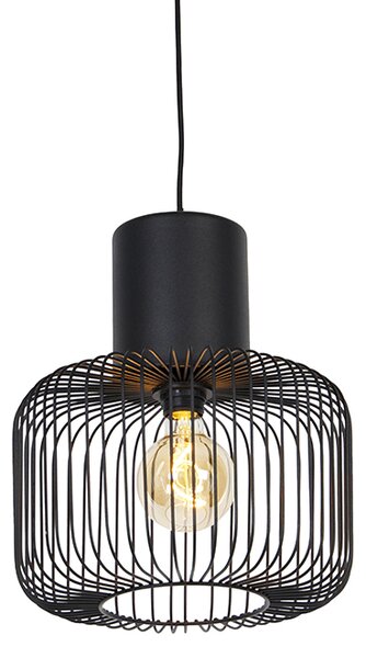 Designerska lampa wisząca czarna - Baya Oswietlenie wewnetrzne