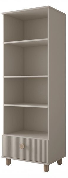 Zestaw mebli młodzieżowych Cozy LOFT Junior kaszmir - szafa, regał, komoda, biurko, szafka nocna