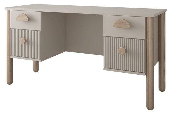 Zestaw mebli młodzieżowych Cozy LOFT Junior kaszmir - szafa, regał, komoda, biurko, szafka nocna