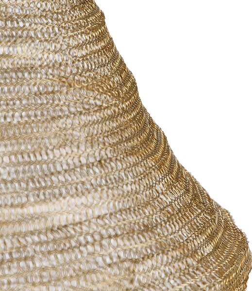 Orientalna lampa wisząca złota 45 cm - Nidum L Oswietlenie wewnetrzne