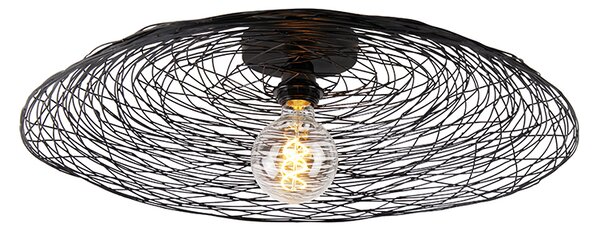 Orientalna lampa sufitowa czarna 60 cm - Glan Oswietlenie wewnetrzne