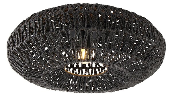 Lampa sufitowa Retro czarna 50 cm - Lina Oswietlenie wewnetrzne