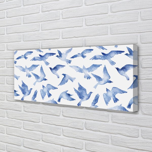 Obraz canvas na ścianę Ptaki w Stylu Malarskim