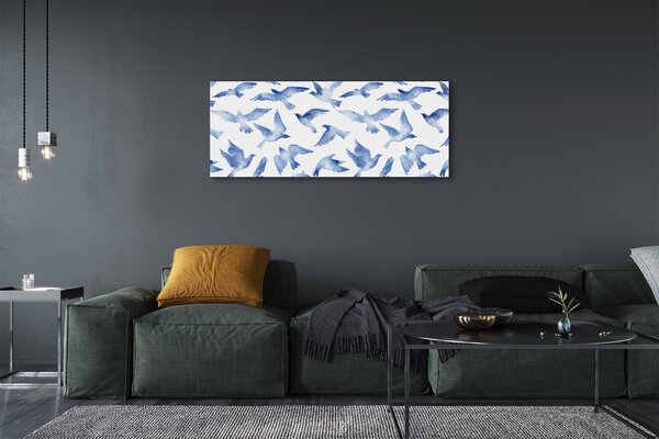 Obraz canvas na ścianę Ptaki w Stylu Malarskim