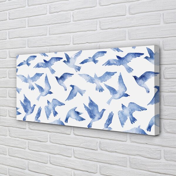 Obraz canvas na ścianę Ptaki w Stylu Malarskim