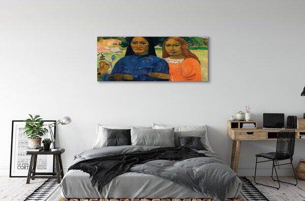 Obraz drukowany na płótnie Dwie kobiety - Paul Gauguin