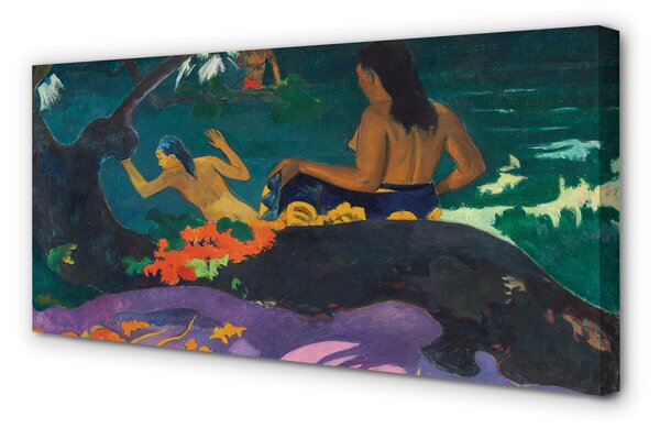 Obraz drukowany na płótnie Fatata te Miti (Nad morzem) - Paul Gauguin