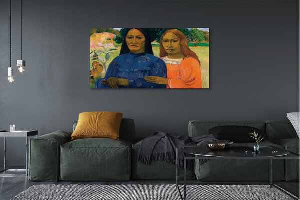 Obraz drukowany na płótnie Dwie kobiety - Paul Gauguin