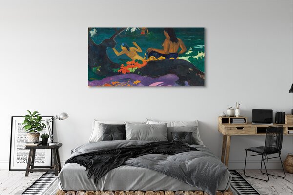 Obraz drukowany na płótnie Fatata te Miti (Nad morzem) - Paul Gauguin