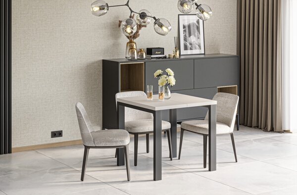 Stół Garant 170 z blatem 80x80 rozkładany do 170 cm kaszmir