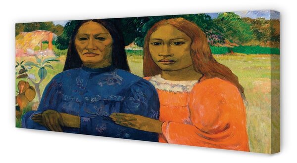 Obraz drukowany na płótnie Dwie kobiety - Paul Gauguin