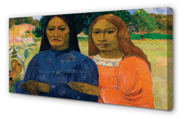 Obraz drukowany na płótnie Dwie kobiety - Paul Gauguin