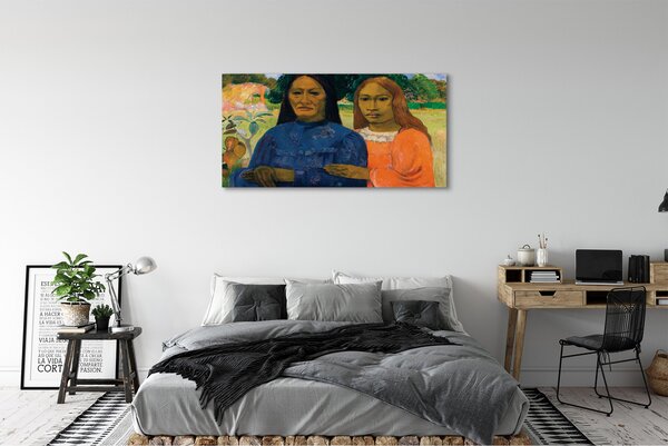 Obraz drukowany na płótnie Dwie kobiety - Paul Gauguin