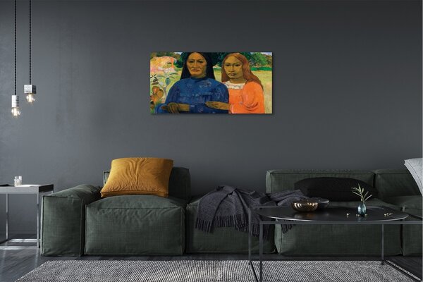 Obraz drukowany na płótnie Dwie kobiety - Paul Gauguin