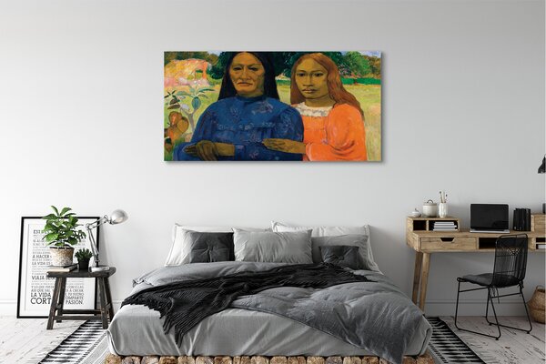 Obraz drukowany na płótnie Dwie kobiety - Paul Gauguin