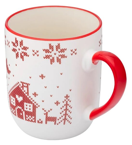 Altom Kubek porcelanowy Grenlandia 450 ml, czerwony