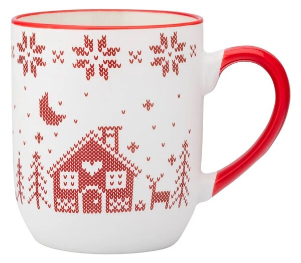 Altom Kubek porcelanowy Grenlandia 450 ml, czerwony