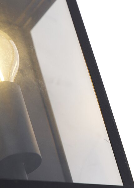Inteligentna lampa ścienna zewnętrzna czarna 25,5 cm z WiFi A60 IP44 - Rotterdam