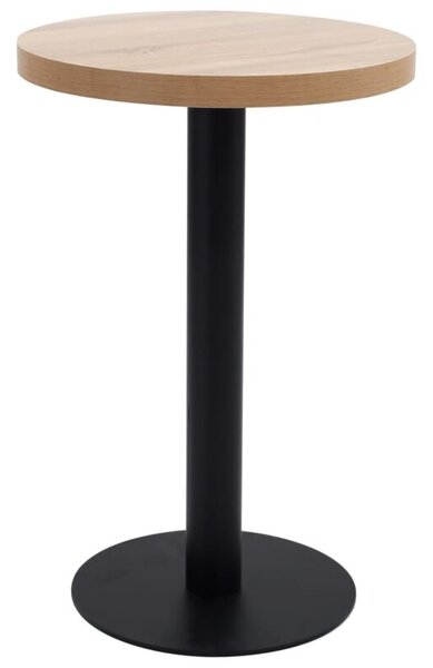 Stolik bistro, jasnobrązowy, 50 cm, mdf