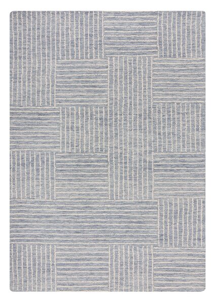 Jasnoniebieski wełniany dywan tkany ręcznie 80x150 cm Memphis Wool – Flair Rugs
