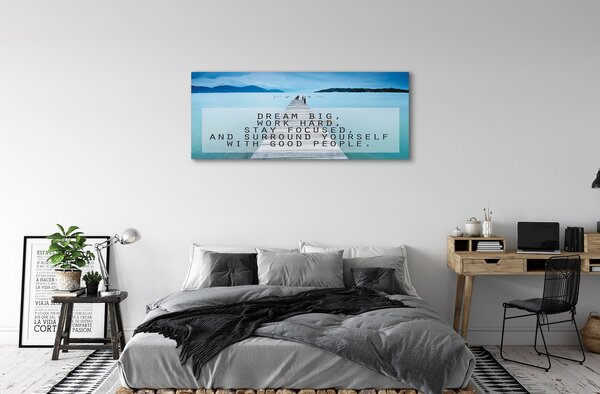 Fotoobraz na płótnie Panorama Morskiego Brzegu