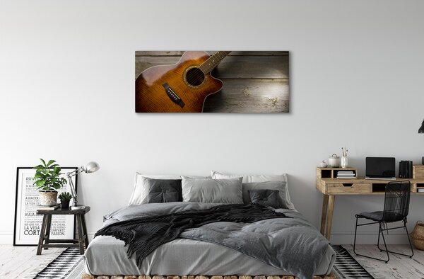 Duży obraz na płótnie Klasyczna Gitara Akustyczna