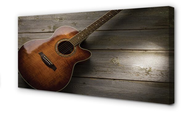 Duży obraz na płótnie Klasyczna Gitara Akustyczna