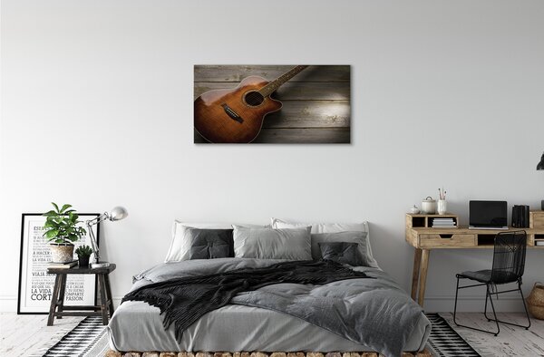 Duży obraz na płótnie Klasyczna Gitara Akustyczna