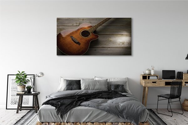 Duży obraz na płótnie Klasyczna Gitara Akustyczna