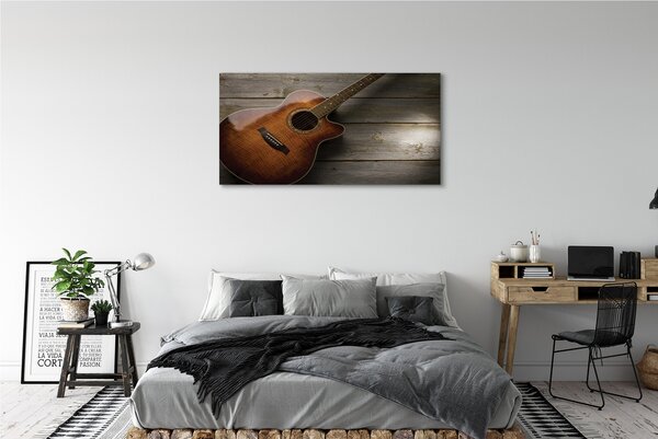 Duży obraz na płótnie Klasyczna Gitara Akustyczna
