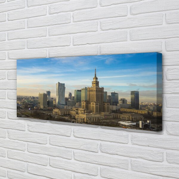 Zdjęcie na płótnie Nowoczesna Panorama Warszawy