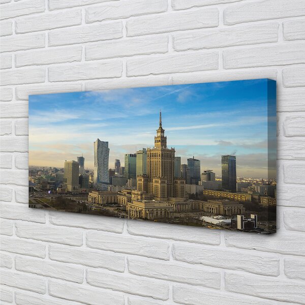 Zdjęcie na płótnie Nowoczesna Panorama Warszawy