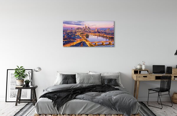 Fotoobraz na płótnie Nocna Panorama Berlina