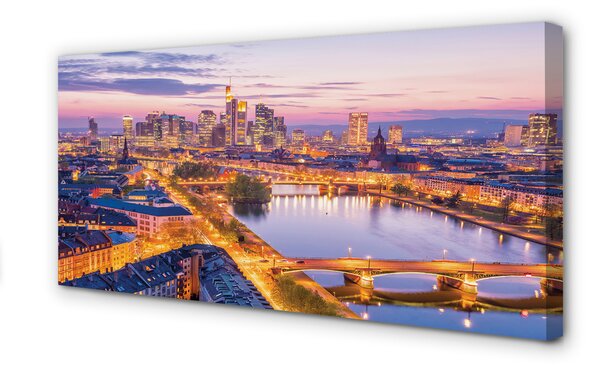 Fotoobraz na płótnie Nocna Panorama Berlina