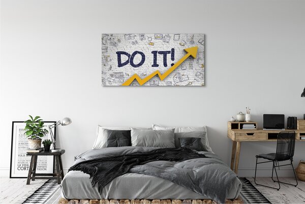 Fotoobraz na płótnie Motywacja: Napis "Do It"
