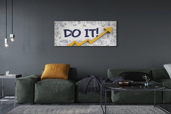 Fotoobraz na płótnie Motywacja: Napis "Do It"