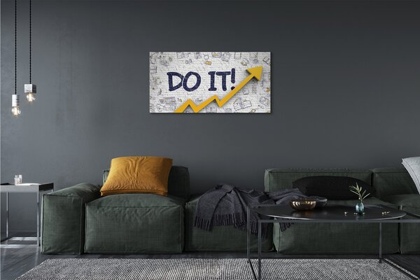 Fotoobraz na płótnie Motywacja: Napis "Do It"