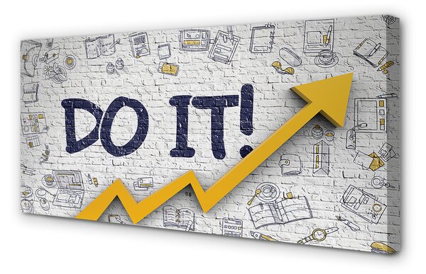 Fotoobraz na płótnie Motywacja: Napis "Do It"