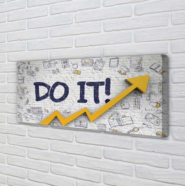 Fotoobraz na płótnie Motywacja: Napis "Do It"