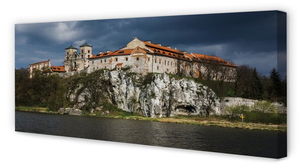 Obraz canvas na ścianę Wawel w Objęciach Wisły