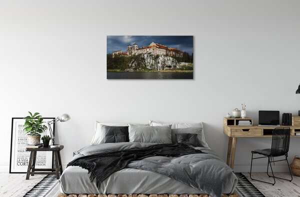 Obraz canvas na ścianę Wawel w Objęciach Wisły