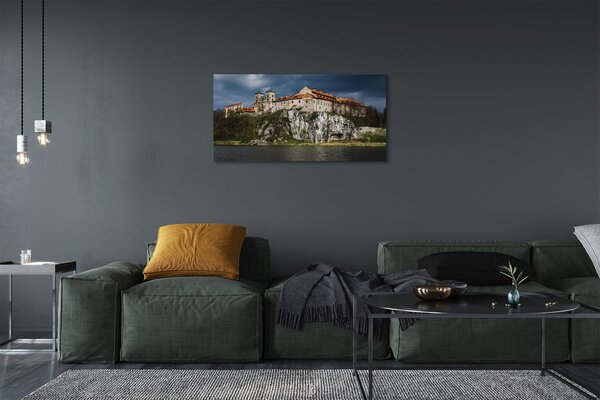 Obraz canvas na ścianę Wawel w Objęciach Wisły