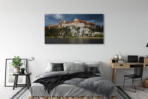 Obraz canvas na ścianę Wawel w Objęciach Wisły