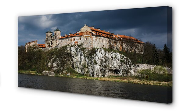 Obraz canvas na ścianę Wawel w Objęciach Wisły