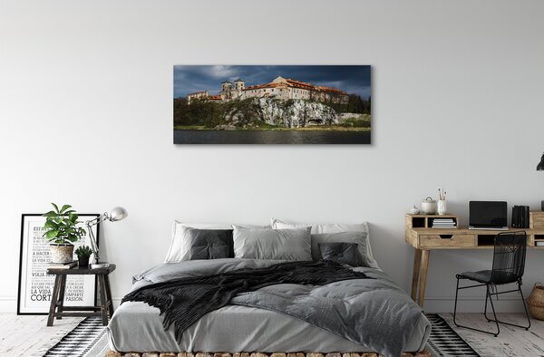 Obraz canvas na ścianę Wawel w Objęciach Wisły